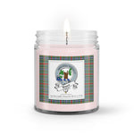 Soy Wax Candle - Buffalo Plaid Candle Clan Badge Bisset Pattern Tartan Plaid Soy Wax Candle, oil candle, candle handmade, wax candle, soy wax, nature wax, natural soy wax, natural soy candles, natural candle