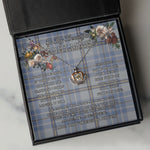 To My Beautiful Soulmate Necklace In Your Eyes I Have Found My Home Clan Tweedie Tartan Crown Pendant Necklace