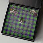 To My Beautiful Soulmate Necklace In Your Eyes I Have Found My Home Clan Dalrymple Tartan Crown Pendant Necklace