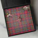 To My Beautiful Soulmate Necklace In Your Eyes I Have Found My Home Clan Shaw Tartan Crown Pendant Necklace