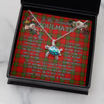 Sea Turtle Necklace To My Beautiful Soulmate Necklace In Your Eyes I Have Found My Home Clan Maxwell Tartan Blue Turtle Necklace