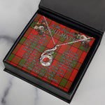To My Beautiful Soulmate Necklace In Your Eyes I Have Found My Home Clan MaxTon Tartan Rising Phoenix Necklace