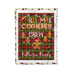 Products Personalized Gift Tartan Plaid Blanket Clan Fullarton With Christmas Cookie Baking Crew Christmas Gift Blanket, Plaid Blanket, Christmas Fleece Blanket, Christmas Blanket, Tartan Blanket, Scottish Blanket, Scotland Blanket, Family Name Blanket, Custom Blanket, Personalized Blanket