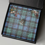 To My Beautiful Soulmate Necklace In Your Eyes I Have Found My Home Clan Mitchell Ancient Tartan Crown Pendant Necklace