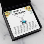 Opal Turtle Necklace - Mom Necklace, Mother Daughter Necklace, Gift For Mom, Mom Necklace, Birthday Gift Necklace