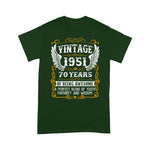 Vintage 70th Birthday Gifts For 1951 70 Years Old Awesome Birthday Shirt 70 Birthday Shirts - Scotstee Shop