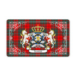 Doormat - Welcome Mat Scottish Cumming Tartan Door Mat, Plaid Doormat