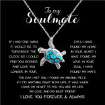 To My Soulmate - You Are My Life, My Love, And My Best Friend, Mother's Day Sea Turtle Necklace
