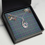 To My Beautiful Soulmate Necklace In Your Eyes I Have Found My Home Clan Morton Tartan Rising Phoenix Necklace