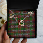 To My Beautiful Soulmate Necklace In Your Eyes I Have Found My Home Clan Buchan Modern Tartan Forever Love Necklace