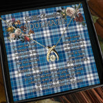 To My Beautiful Soulmate Necklace In Your Eyes I Have Found My Home Clan Muirhead Blue Tartan Wishbone Dancing Necklace