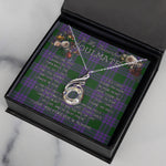 To My Beautiful Soulmate Necklace In Your Eyes I Have Found My Home Clan Elphinstone Tartan Rising Phoenix Necklace