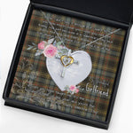 Gift For My Beautiful Girlfriend Necklace Valentine Necklace Clan Stewart Hunting Weathered Tartan Cross Dancing Necklace Scottish Tartan Jewelry