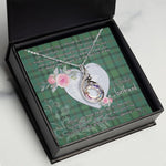 Rising Phoenix Necklace - Valentine Necklace Clan Ross Hunting Ancient Tartan Gift for Girlfriend, Gift for My Wife Rising Phoenix Necklace