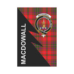 Scotstee Shop MacDowall (of Garthland  Tartan Garden Flag - Flash Style