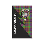 Scotstee Shop MacDonald (Clan Ranald) Tartan Garden Flag - Flash Style