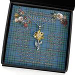 To My Beautiful Soulmate Sunflower Necklace In Your Eyes I Have Found My Home Clan Matheson Hunting Ancient Tartan Jewelry For Girlfriend, Tartan Sunflower Pendant Necklace, Scottish Tartan Jewelry, valentine necklace, necklace girlfriend, necklace for wife, cute necklaces for girlfriend, jewelry for girlfriend, to my soulmate necklace, to my future wife necklace