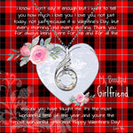 Rising Phoenix Necklace - Valentine Necklace Clan Cunningham Modern Tartan Gift for Girlfriend, Gift for My Wife Rising Phoenix Necklace