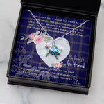 Sea Turtle Necklace Gift for My Beautiful Girlfriend Valentines Necklace Clan Crichton Tartan Blue Turtle Necklace