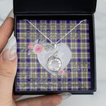 Rising Phoenix Necklace - Valentine Necklace Clan Livingstone Dress Tartan Gift for Girlfriend, Gift for My Wife Rising Phoenix Necklace