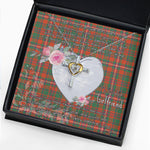 Gift For My Beautiful Girlfriend Necklace Valentine Necklace Clan MacKinnon Ancient Tartan Cross Dancing Necklace Scottish Tartan Jewelry
