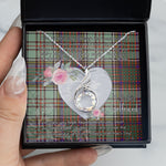 Rising Phoenix Necklace - Valentine Necklace Clan MacAndrew Tartan Gift for Girlfriend, Gift for My Wife Rising Phoenix Necklace