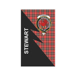 Scotstee Shop Stewart (Stuart) of Bute Tartan Garden Flag - Flash Style