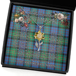 To My Beautiful Soulmate Sunflower Necklace In Your Eyes I Have Found My Home Clan Bowie Ancient Tartan Jewelry For Girlfriend, Tartan Sunflower Pendant Necklace, Scottish Tartan Jewelry, valentine necklace, necklace girlfriend, necklace for wife, cute necklaces for girlfriend, jewelry for girlfriend, to my soulmate necklace, to my future wife necklace