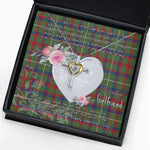 Gift For My Beautiful Girlfriend Necklace Valentine Necklace Clan Shaw Green Modern Tartan Cross Dancing Necklace Scottish Tartan Jewelry