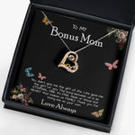 To My Bonus Mom Necklace Love Always Greatest Mother's Day Gift Necklace Forever Love Necklace