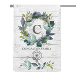 Scotstee Shop - Personal Name Monogram Clan Congalton Tartan Garden Flag Family Name Scottish