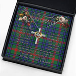To My Beautiful Soulmate Necklace In Your Eyes I Have Found My Home Clan Aiton Ancient Tartan Cross Dancing Necklace