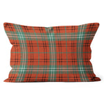 Plaid Pillow Morrison Red Ancient Tartan Plaid Throw Pillow Home Decor Plaid Christmas Pillows - Scotstee Shop