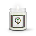 Soy Wax Candle - Buffalo Plaid Candle Clan Crest Badge Cairns Hunting Tartan Plaid Soy Wax Candle, oil candle, candle handmade, wax candle, soy wax, nature wax, natural soy wax, natural soy candles, natural candle