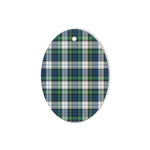 Gordon Dress Ancient Tartan Oval Ornaments, Christmas Tree Ornament, Plaid Christmas Ornaments, Ceramic Oval Christmas Tree Decoration, Tartan Oval Ornaments, Christmas Tree Ornament, Plaid Christmas Ornaments, Ceramic Oval Christmas Tree Decoration