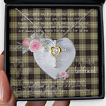 Gift For My Beautiful Girlfriend Necklace Valentine Necklace Clan Dunlop Hunting Tartan Cross Dancing Necklace Scottish Tartan Jewelry