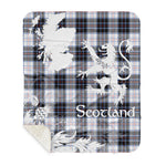 Sherpa Blanket - Tartan Blanket Thistle and Lion Scottish Clan MacRae Dress Modern Plaid Blanket, plaid sherpa blanket queen,purple sherpa blanket,queen sherpa blanket,queen size sherpa blanket,red sherpa blanket,scottish tartan blankets,sherpa blanket,sherpa christmas blanket