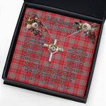To My Beautiful Soulmate Necklace In Your Eyes I Have Found My Home Clan Moubray Tartan Cross Dancing Necklace