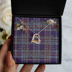 To My Beautiful Soulmate Necklace In Your Eyes I Have Found My Home Clan RCAF Tartan Forever Love Necklace