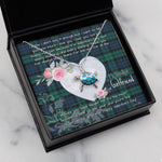Sea Turtle Necklace Gift for My Beautiful Girlfriend Valentines Necklace Clan Kay Tartan Blue Turtle Necklace