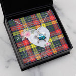 Sea Turtle Necklace Gift for My Beautiful Girlfriend Valentines Necklace Clan Masterton Bcn Tartan Blue Turtle Necklace