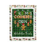 Personalized Gift Tartan Plaid Blanket Clan MacArthur Hunting With Christmas Cookie Baking Crew Christmas Gift Blanket, Plaid Blanket, Christmas Fleece Blanket, Christmas Blanket, Tartan Blanket, Scottish Blanket, Scotland Blanket, Family Name Blanket, Custom Blanket, Personalized Blanket