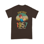 Vintage Made In 1957 63rd Birthday Gift Idea Original Parts Birthday Shirt - Scotstee Shop