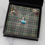 Sea Turtle Necklace To My Beautiful Soulmate Necklace In Your Eyes I Have Found My Home Clan Craig Ancient Tartan Blue Turtle Necklace