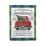 Tartan Blanket Vintage Red Truck with Christmas Tree Family Scottish Clan Johnston Ancient plaid blanket, red plaid blanket, buffalo plaid blanket, green plaid blanket, plaid fleece blanket, blue plaid blanket, red tartan blanket, tartan plaid blanket, black and white plaid blanket, , christmas plaid blanket, orange plaid blanket, tartan plaid throw blanket, pink plaid blanket, brown plaid blanket, buffalo check blanket