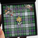To My Beautiful Soulmate Sunflower Necklace In Your Eyes I Have Found My Home Clan MacKenzie Dress Modern Tartan Jewelry For Girlfriend