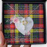Gift For My Beautiful Girlfriend Necklace Valentine Necklace Clan Masterton Bcn Tartan Cross Dancing Necklace Scottish Tartan Jewelry