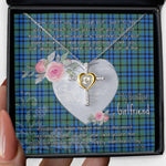 Gift For My Beautiful Girlfriend Necklace Valentine Necklace Clan Falconer Tartan Cross Dancing Necklace Scottish Tartan Jewelry