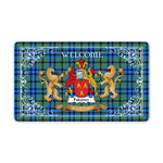 Doormat - Tartan Door Mat The Family Falconer Welcome Mat, Plaid Doormat Scottish