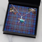 Sea Turtle Necklace To My Beautiful Soulmate Necklace In Your Eyes I Have Found My Home Clan Elliot Tartan Blue Turtle Necklace